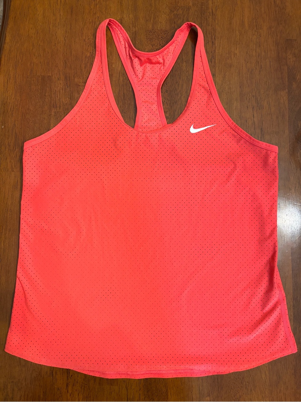 Nike Women's Coral Racerback Tank Top Dri Fit